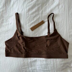 BNWT Skims Fits Everybody Scoop Bralette, Jasper, Size XL